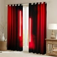 thumbnail image 2 of Feelyou Neon Glowing Lightning Black Out Curtains, Red Stripes Abstract Curtains Pack of 2 (42x63 Each), Teens Kids Boys Girls Bedroom Curtains, Blackout Curtains Bedroom Decor, 2 of 6