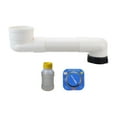 thumbnail image 4 of DOLITY Offset Toilet Flange Bathroom Sink Repair Extension Drain Pipe Adapter Universal 50cm, 4 of 9
