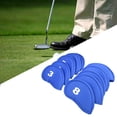 thumbnail image 3 of Cubiertas de cabeza de hierros de golf Zulema 10 Uds Azul, 3 of 8