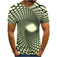 thumbnail image 1 of T-Shirts à Manches Courtes pour Hommes T-Shirt Imprimé Abstrait 3D Manches Courtes Col Rond Mode Décontracté Quotidien Vacances T-Shirt Haut Blouses Chemises Hommes Manches Courtes, 1 of 5