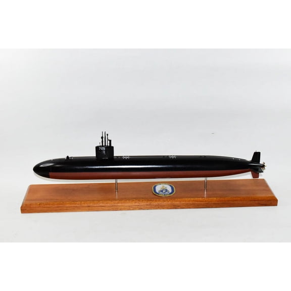 USS Helena SSN-725 Submarine, Navy, Mahogany, 20 inch, LA Class