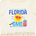 thumbnail image 4 of Inktastic Florida Time Summer Vacation Girls Toddler Dress, 4 of 5