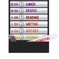 thumbnail image 5 of Godery Daily Schedule Pocket Chart, 13+1 Pocket, Scheduling Pocket Chart, 18 Dry-Eraser Cards, Educational Charts, 5 of 5