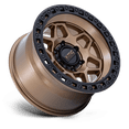 thumbnail image 2 of KMC - Torx - 17in, Cast Aluminum, Matte Bronze W Gloss Black Lip, 17X9, 5X5.0, -12mm, 194933389780, 2 of 3
