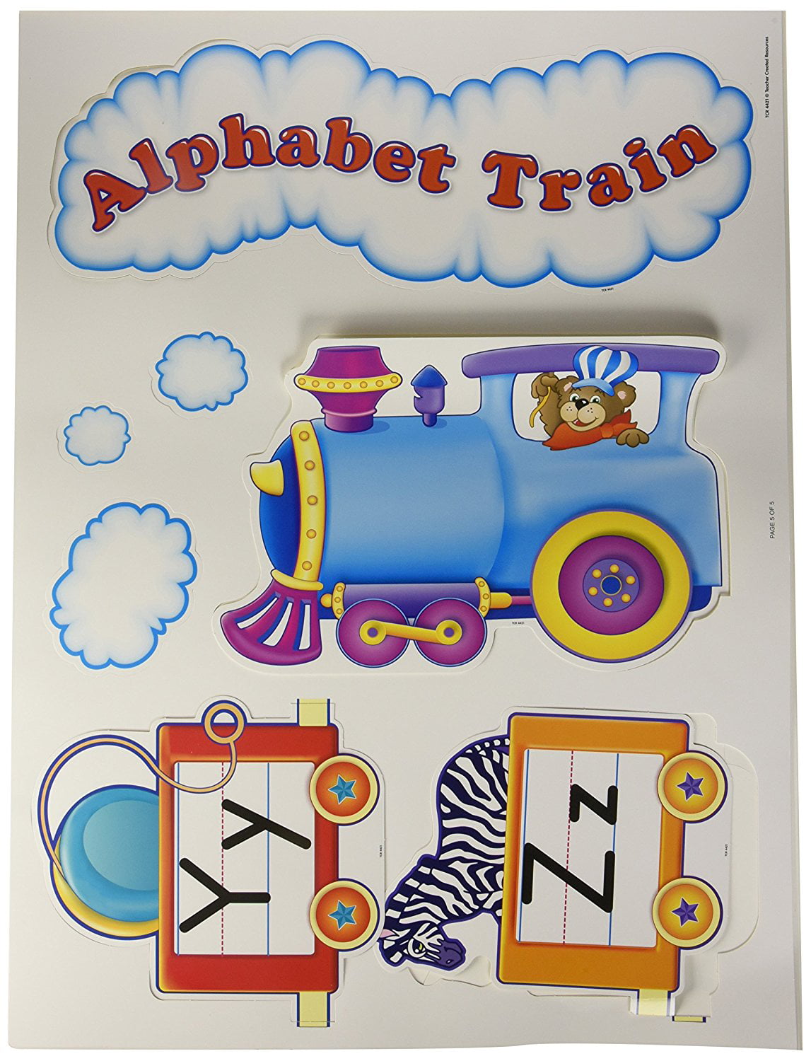 Alphabet Train Bulletin Board Display Set Teacher Created Resources TCR4421 
