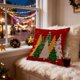 thumbnail image 1 of Christmas Pillow Cover Holiday Decoration Sofa Decoration Linen Pillow Home Sofa Holiday Decoration Pillow Cover, 1 of 6