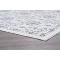 thumbnail image 5 of Transitional 2x8 Area Rug (2'3'' x 7'6'') Floral Ivory, Gray Indoor Runner Easy to Clean, 5 of 7