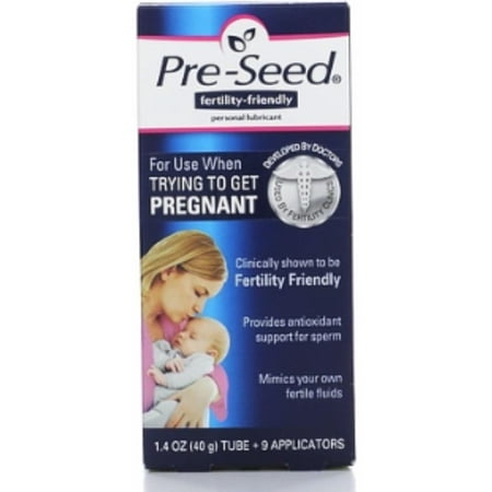 Pre-Seed Fertility-Friendly Personal Lubricant, Single Use Applicators 9 ea (Pack of 2)