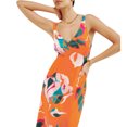 thumbnail image 2 of Liacowi Bodycon Long Dresses for Women Floral Print Sexy V Neck Spaghetti Strap Dress Summer Boho Tank Dress, 2 of 9