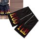 thumbnail image 5 of Pantalones cortos deportivos para hombre con estampado de llamas, pantalones cortos de entrenamiento holgados con cordón informal para el verano, 5 of 8
