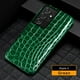 thumbnail image 1 of Funda de cuero de cocodrilo 100% Natural para teléfono Samsung Galaxy S23 S21 S22 Ultra S20 FE S10 S21 Plus Note 20 A71 A51 A52 A53 A54 Fivean unisex, 1 of 2