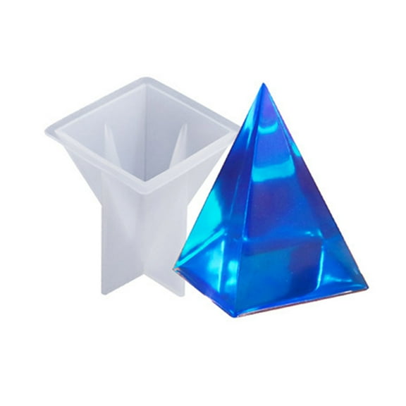 Flexible Silicone Pyramid Mold Clear Epoxy Resin Craft Tool For Handmade Decorations Gifts Soap Mould