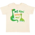 thumbnail image 3 of Inktastic My Nani Loves Me Grandson Dinosaur Boys Toddler T-Shirt, 3 of 5