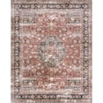 thumbnail image 5 of nuLOOM Emelina SpinClean Traditional Persian Machine Washable Area Rug, 5' x 8', Emelina Brick, 5 of 7
