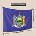 thumbnail image 3 of New York Usa State Flag Tapestry, Aesthetic Wall Hanging Tapestries Dorm Room Home Decor, 60" x 40", 3 of 7