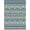 Blue, Pattern 19, variant on ODIKA 8'x10' Washable Area Rug Durable, Non-Slip Front Door Trellis Covering Featuring Geometric Motifs Entrance for Living Room, Under Sectional, Family