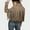 Brown, variant on Baqcunre Women's Fashion Solid Color Fringe Suede Leather Jacket Motorcycle Short Jacket Women Clothing Leather Jacket Crop Tops for Women,Womens Winter Coats Beige L