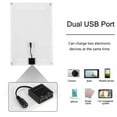 thumbnail image 4 of 18V/25W Monocrystalline Solar Panel Kit Dual USB Phone Charger Outdoor Camping Power Bank Waterproof with 12/24V 60A PWM Solar Charge Controller for RV Marine Boat Off Grid System, 4 of 9