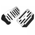 thumbnail image 2 of Taosunzt Foot Pedal Automatic Non-Slip Universal Gas Brake Foot Pedal Pad for Car Silver, 2 of 13