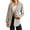 Beige, variant on CharmCyan Women’s Open Front Casual Blazer Jacket with Lapel Collar and Long Sleeves for Office Business and Daily Wear Beige L