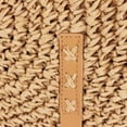 thumbnail image 3 of Odeerbi Tote Bag for Women New Retro Mori Round Straw Bag Woman Summer Bag Beach Bag Leisure Shoulder Bag Beige, 3 of 5