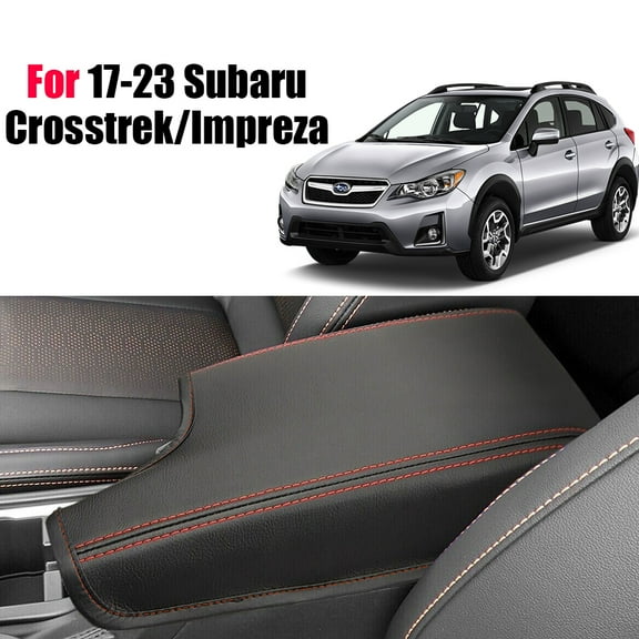 Car Center Console Lid Armrest Cover Pad For Subaru Crosstrek Impreza 2017-2023