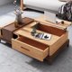thumbnail image 3 of EeaseMX Marco elevador de mesa de centro plegable con bisagras de resorte y estante elevador de muebles, 3 of 7