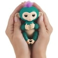 thumbnail image 6 of Fingerlings Glitter Monkey - Quincy - Teal Glitter - Interactive Baby Pet - By WowWee ( Exclusive), 6 of 6