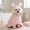 Pink,M, variant on SHJHENG Soft Plush Hooded Pet Bathrobe, Quick-Drying Absorbent Towel for Small Dogs & Cats, Cute Bunny Ear Bath Wrap with Buttons & Pockets
