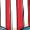 Sky Blue, variant on Girls' Short Sleeve Cotton Tee with American Flag & Bow Print – 4th of July Independence Day Casual Top, Round Neck Blouse for Everyday Wear & Party Outfits (2-12 Years)
