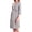 Dark Gray, variant on Women's Maternity Robe Pregnancy Breastfeeding Bathrobes Labor Delivery Nightgowns Black L