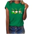 thumbnail image 1 of Chemises de la Saint-Patrick pour Femmes Saint-Valentin Imprimé Hiver Décontracté Floral Haut Saint-Patrick, 1 of 4
