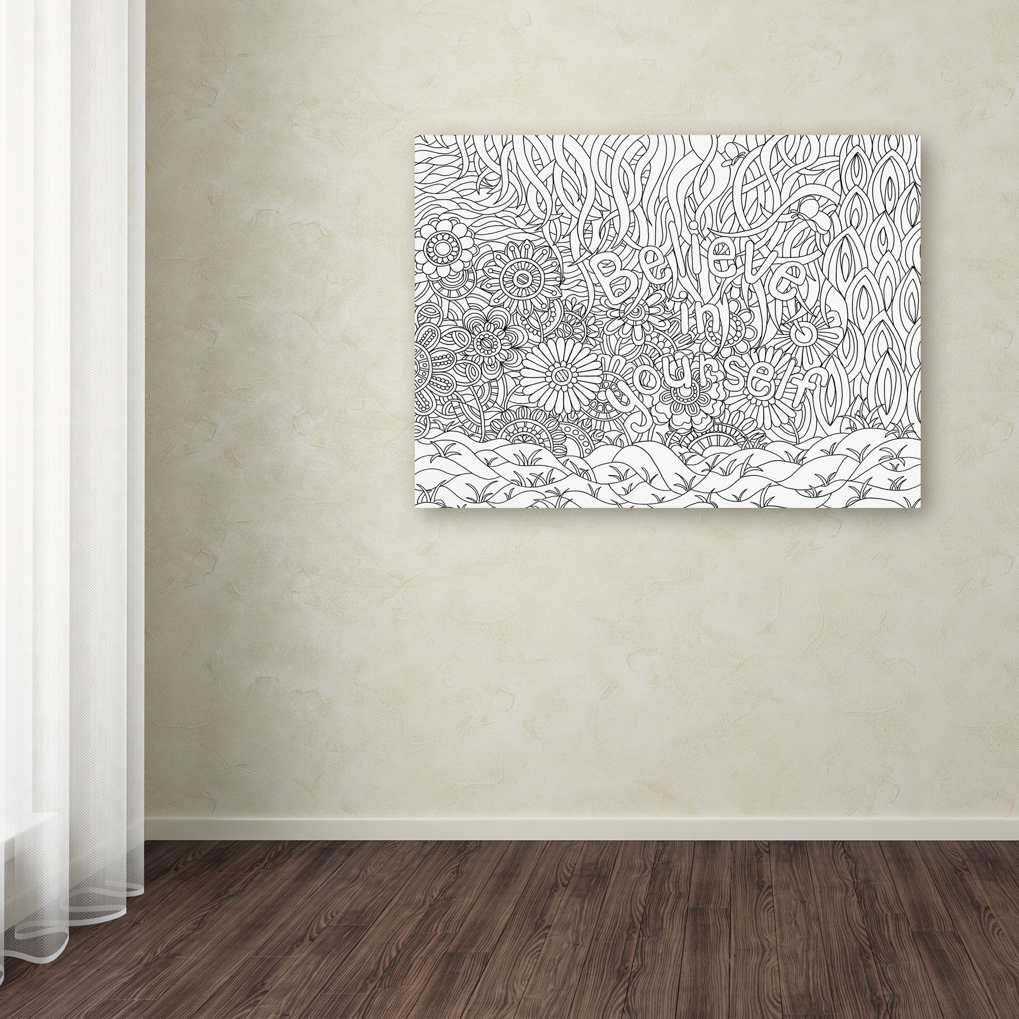Kathy G. Ahrens 'Mixed Coloring Book 42' Canvas Art 18 x 24