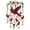 Cardinal Glass Wind Chime#11, variant on Graceful Hummingbird Wind Chime, Hummingbird Wind Chimes for Outside, Metal Hanging Wind Chimes with Crystal Pendants for Garden Yard Decor,Glass Wind Chimes Decorative (Blue Jay)