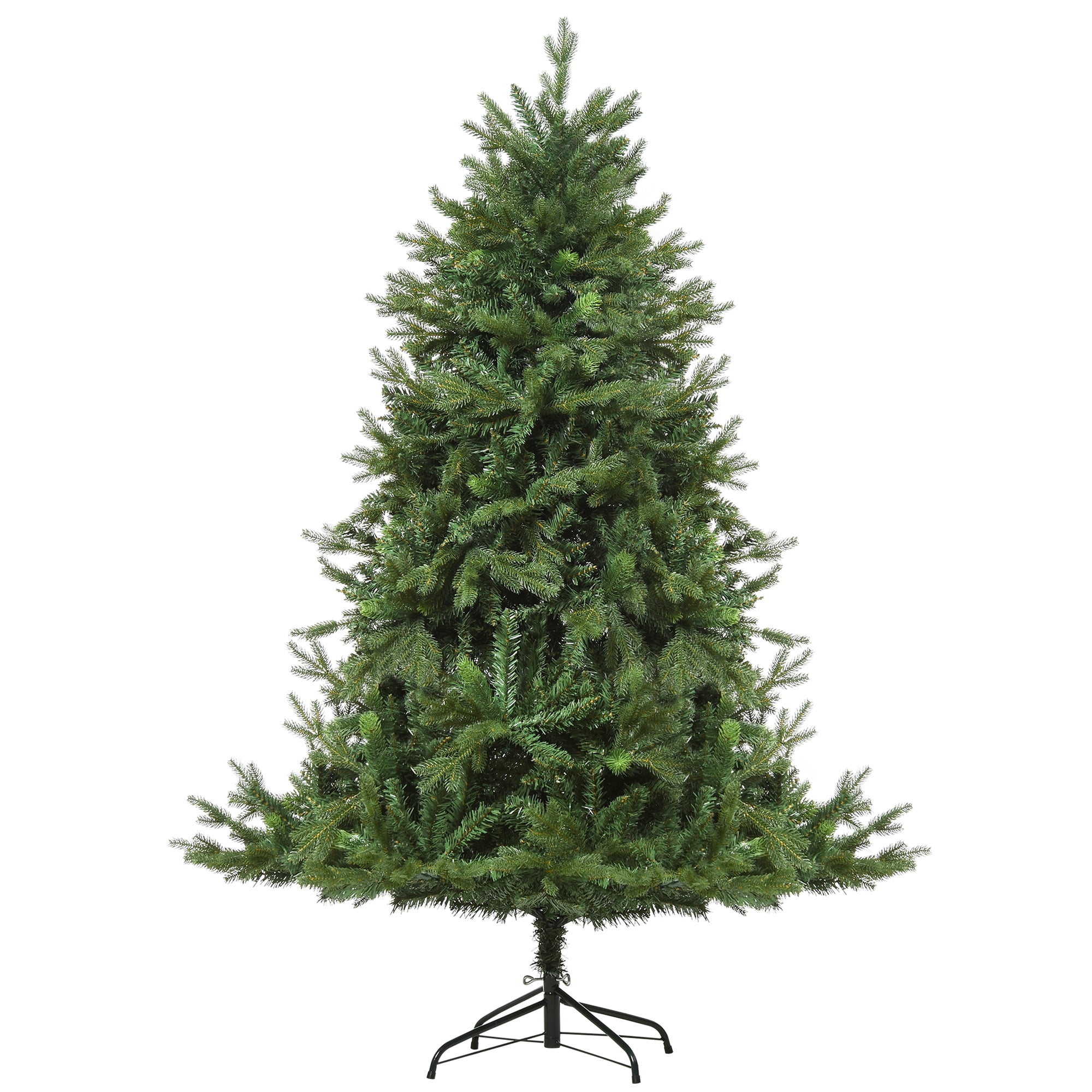7' Tall Unlit Spruce Artificial Christmas Tree with Realistic