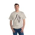 thumbnail image 3 of Effete Feline Claw Marks Scratch Beefy-T®  Short-Sleeve T-Shirt, 3 of 4