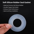 thumbnail image 2 of 5 Joints de Valve de Chasse d'Eau pour Toilettes, Numéro de Pièce de Rechange 816.418.00.1, Joint de Valve de Chasse d'Eau en Caoutchouc Silicone Compatible avec Geberit, 2 of 5