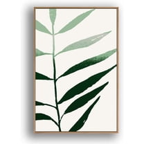 IDEA4WALL Framed Canvas Print Wall Art Green Color Blocks with Faded Textures Geometric Shapes Illustrations Modern Art Chic Colorful for Living Room, Bedroom, Office - 24"x36" Natural