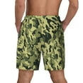 thumbnail image 2 of Mens Swim Trunks Army Camouflage Quick Dry Board Shorts with Compression Liner, 2 of 2