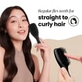 thumbnail image 3 of Cepillo para cabello Tangle Teezer Ultimate Detangler, tamaño de viaje, negro, 3 of 8