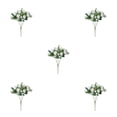 thumbnail image 3 of Hojas de eucalipto artificiales Yuarrent ramo de flores falsas decoración de muebles interiores y exteriores, 3 of 6