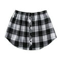 thumbnail image 1 of CAROOTU Rallonges de Chemise Ajustables Superposition Faux Hauts Ourlet Bas avec Bande Élastique Mini Jupe, 1 of 7
