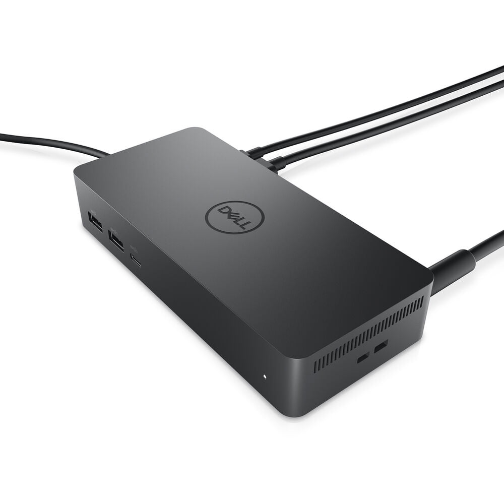 Dell UD22 10-in-1 Universal USB-C Docking Station | Quad 4K Display Support, 96W Power Delivery, Dual DisplayPort (UD22) + HDMI/DisplayPort/USB-C Cable Bundle