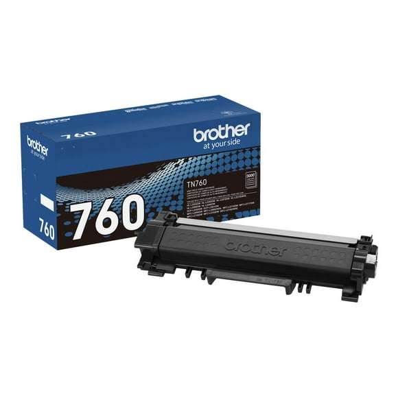 Brand New Original BROTHER TN760 High Yield Laser Toner Cartridge Black for Brother DCP-L2510, L2530DW, L2550DW, HL-L2310D, L2350DN, L2370DN, L2370DWXL…