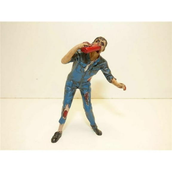 Zombie Mechanic Figurine III For 1 by 18 Scale Models