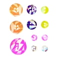 thumbnail image 5 of WINDLAND Personalized Buttons Resin Molds Holographic Resin Button Mold Sparkling Effect, 5 of 11