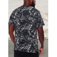thumbnail image 2 of Men's short sleeve over print crewneck top, 2 of 2