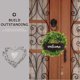 thumbnail image 3 of 2pcs Heart Shape Wicker Woven Decorations Double Heart Rattan Woven Decor, 3 of 4