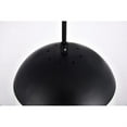 thumbnail image 5 of Eclipse 1 Light Black plug in pendant With Frosted White Glass, 5 of 5