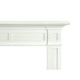 thumbnail image 5 of Pearl Mantels Jim Furniture For Your Fireplace, Premium White MDF Mantel Surround, Crisp White Paint, Interior Opening 48"W x 42"H, 5 of 6